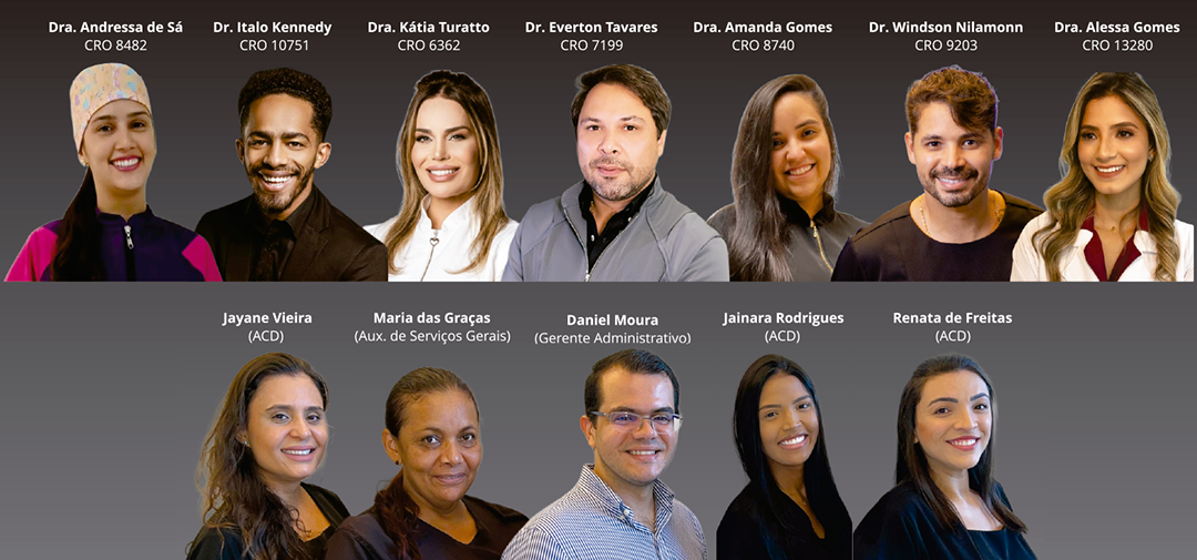 Equipe de profissionais da Clínica CISO